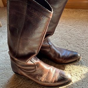 Frye tall riding boots, vintage